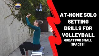Solo Volleyball Setting Drills To Try At Home. Perfect For Limited Space!