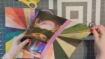 Harmonious/Allison Davis sketches with 4x6 photos/Stash Dive Tuesday/Scrapbook Process Video