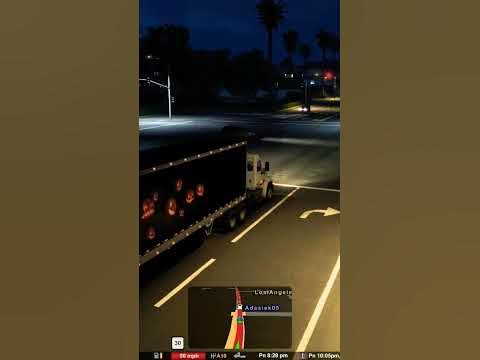 NPC in #americantrucksimulator american yeeted player's Truck #shorts
