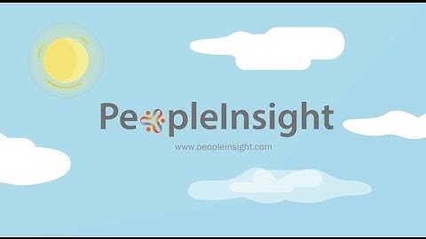 PeopleInsight Workforce Analytics Explainer Video