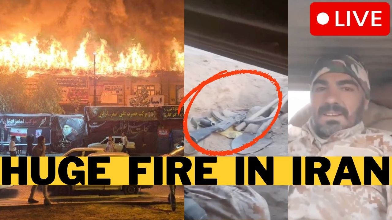 LIVE: Trump ENDS Ceasefire Deal - IRGC Dig Trenches For Ground Invasion - Fire Erupts In Iran