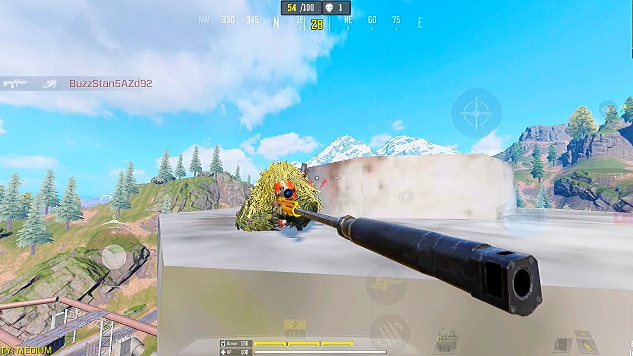 COD Mobile Ghillie Solo Sniper Highlights
