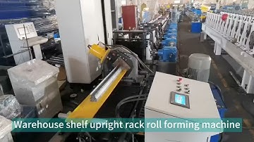 Transforming Steel to Structure: Finalizing Warehouse Rack Profiles with Precision Machinery