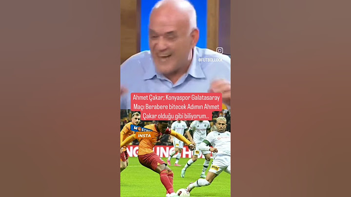 #Ahmet Çakar Konyaspor Galatasaray maçı berabere bitecek adımın Ahmet Çakar olduğu gibi biliyorum#gs