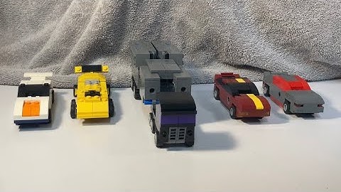 LEGO Transformers - G1 Stunticons and Menasor Combiner
