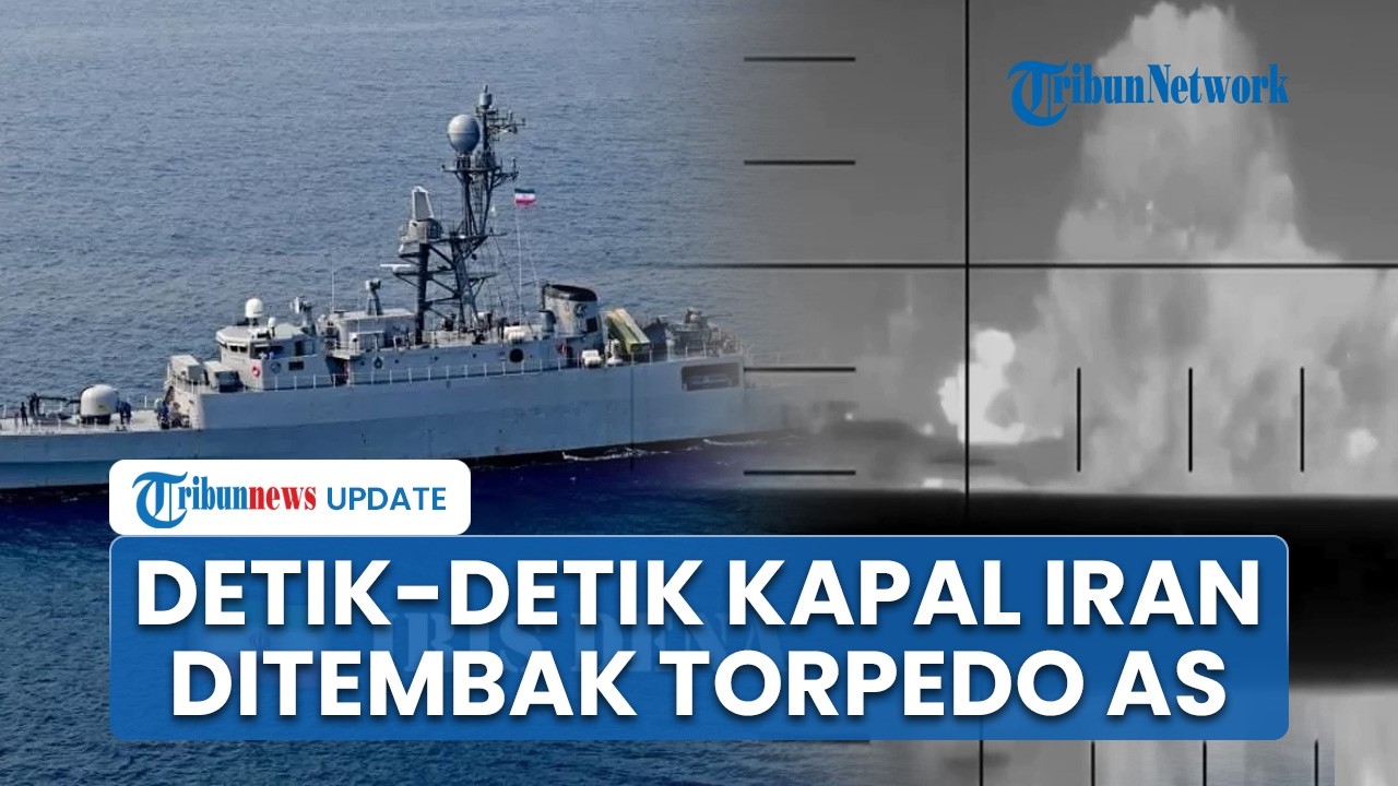 Torpedo Amerika Serikat Tembak Kapal Perang Iran hingga Tenggelam, 80 Orang Tewas & 108 Hilang