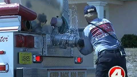 Brush fire 100% contained in Cape Coral