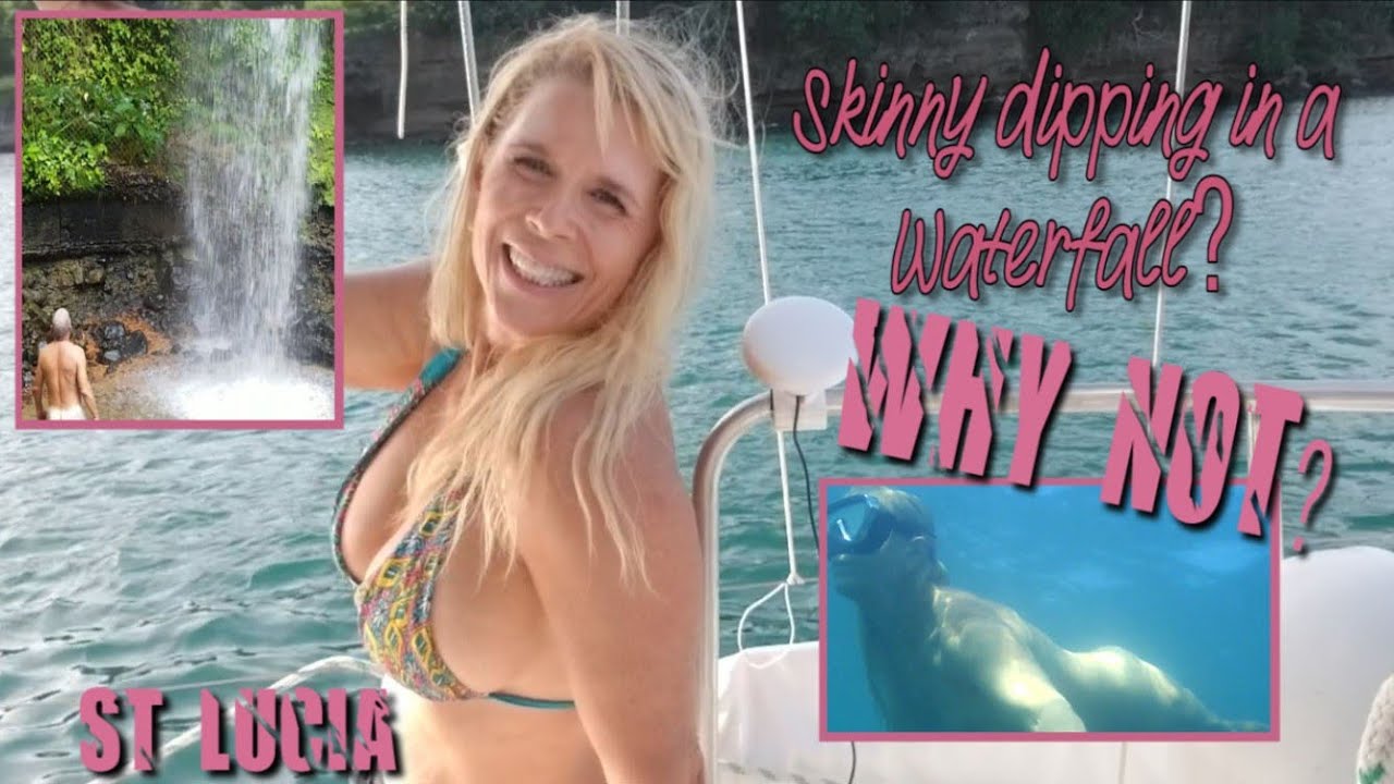 # 56 Skinny Dipping Waterfall and Drive In Volcano ST LUCIA -Season 2