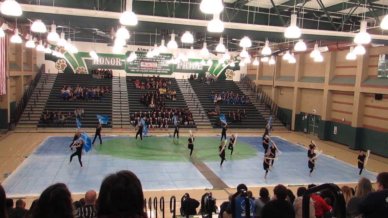 Charter Oak High School Winterguard 2016 Monrovia YouTube