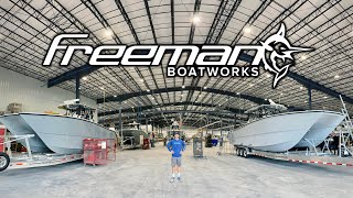 Freeman Boatworks Factory Tour! New Facility 2021