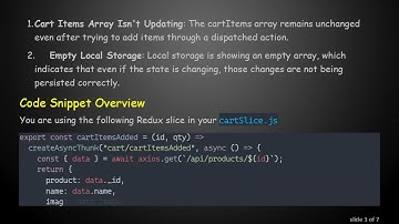 Resolving LocalStorage and Cart Update Issues in Your E-commerce App with Redux Toolkit