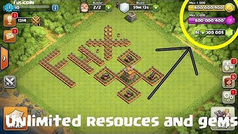 clash of clans mod apk , no root required