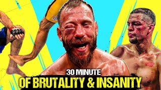 30 Minute Of BRUTAL MMA | Knockouts & Crazy Moments