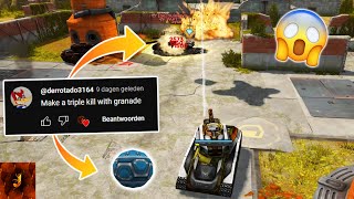 Tanki Online - Making a Tripple kill with a grenade! | Challenges Video #10