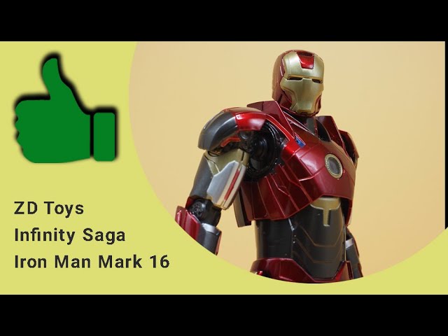 ZD Toys Infinity Saga Iron Man 3 Mark 16 Figure Review - YouTube
