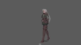 AZRI Walk Animation