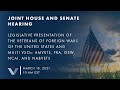 Joint House and Senate VSO Legislative Presentation