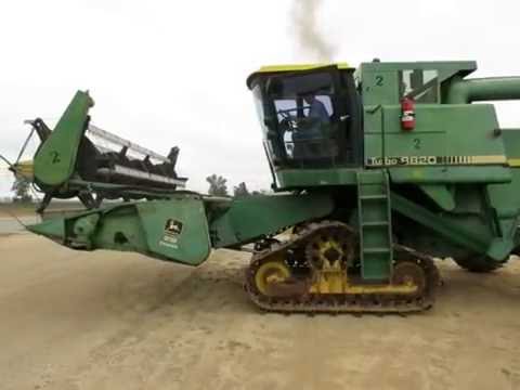 John Deere Harvester Lot 107 John Deere 8820 Harvester YouTube