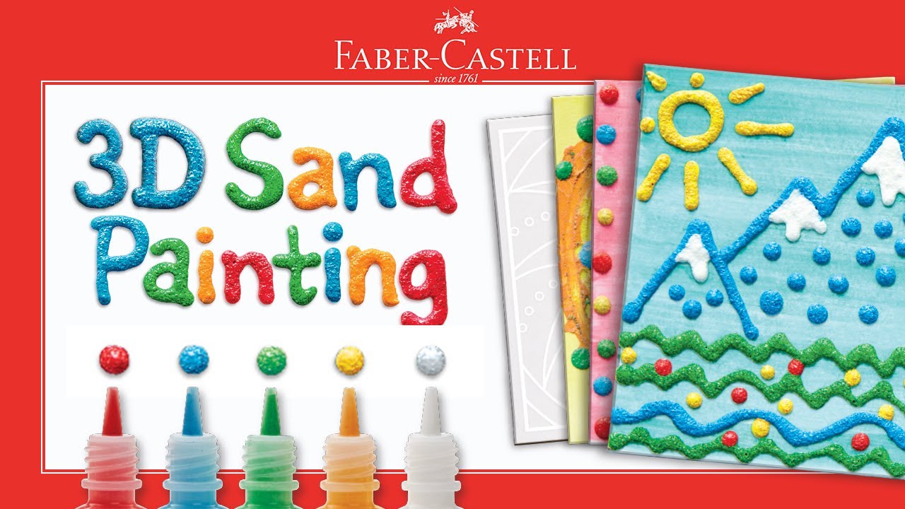 Create Your Own 3D Sand Painting Art FaberCastell YouTube