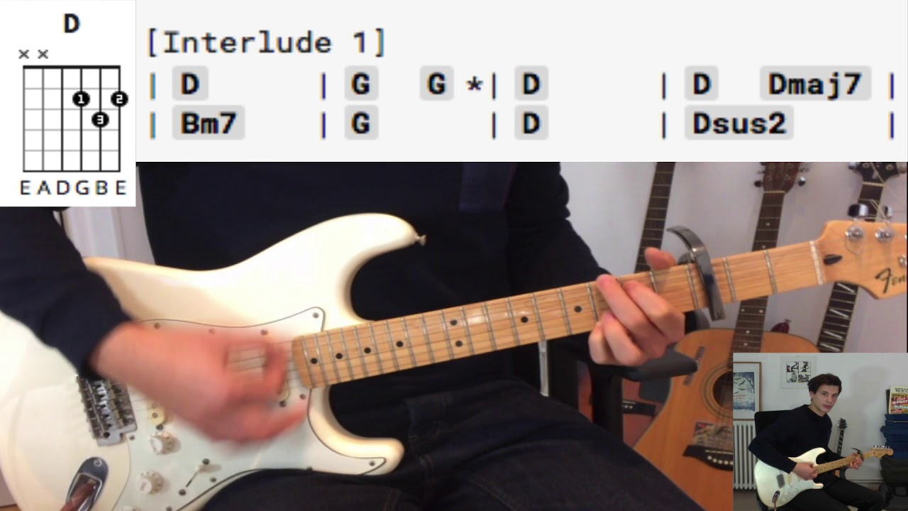 COLDPLAY THE SCIENTIST Guitar Tutorial + Lyrics YouTube
