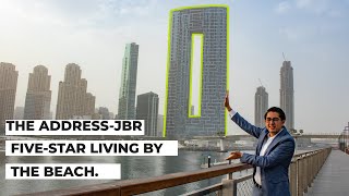 INCREDIBLE VIEWS of DUBAI with Beachfront Living | Address Jumeirah on JBR Beach