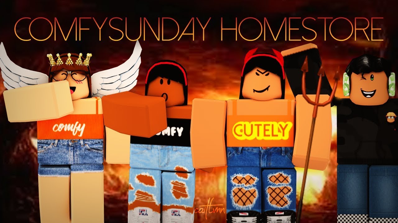 Merch Store Video New Merch Youtube - comfysunday roblox character
