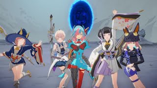 激闘！虚空の浮島・神竜の枷(氷竜)ハード　5人クリア！【Blue Protocol: Star Resonance】