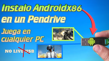 Instalo Androidx86 en un PENDRIVE para jugar en CUALQUIER PC | PrimeOs-BlissOs