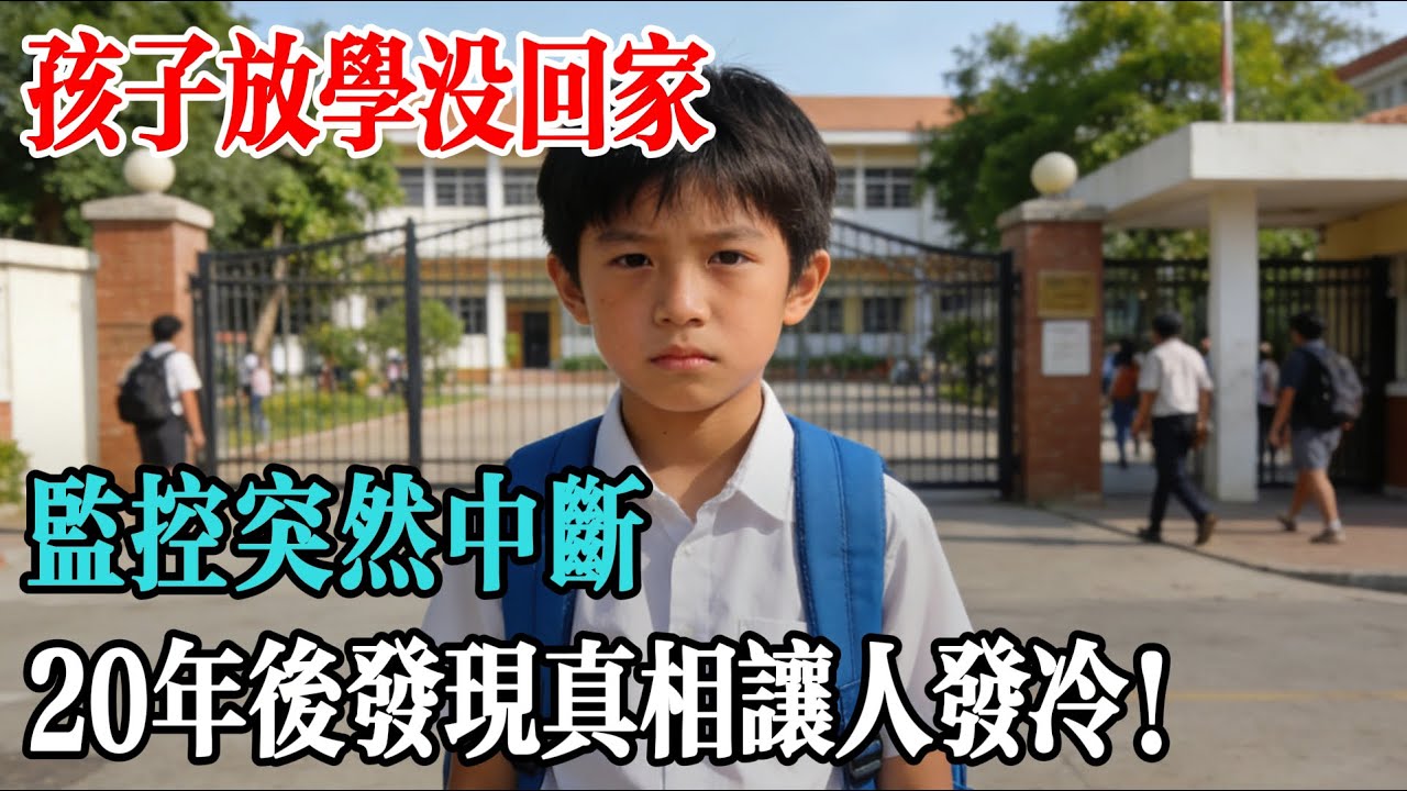 孩子放學沒回家，監控突然中斷，20年後發現真相讓人發冷！