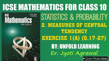 ICSE|Maths|Class10|Solutions|A Das Gupta|Statistics&Probability|2.Measures of Central Tendency|Ex.2A