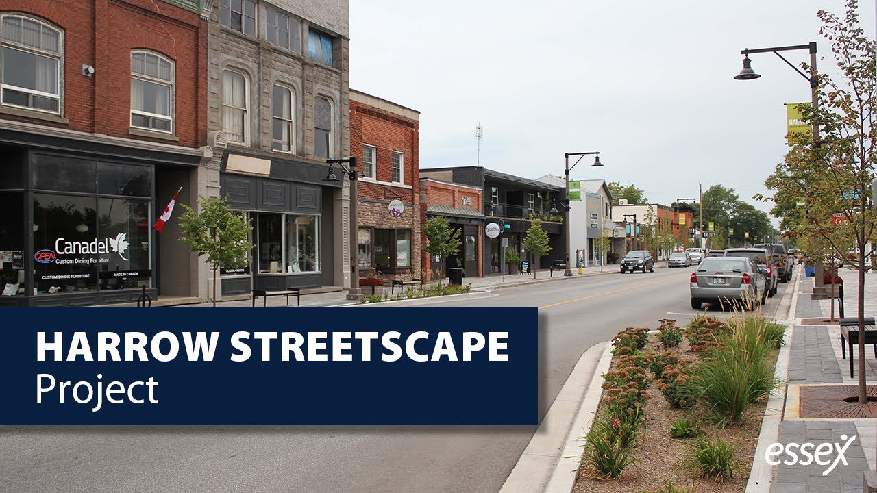 Harrow Streetscape Construction Process YouTube