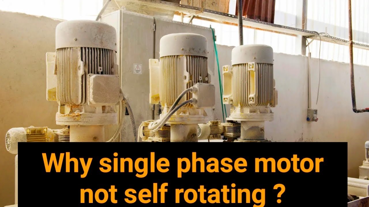 Why single phase induction motor is not self starting  ?