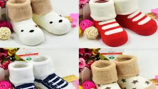 0-2 Years Old Winter Cotton Baby Cartoon Socks Thick Warm