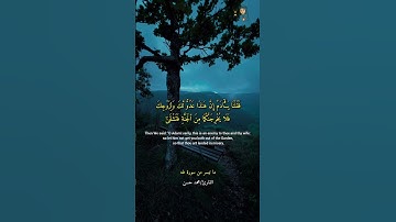 ما تيسر من سورة طه | القارئ/محمد حسن #القرآن_الكريم #اكسبلور #المصحف #أحسن_التلاوات #تلاوات