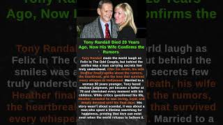 Tony Randall Died 20 Years Ago, Now His Wife Confirms the Rumors #shorts
