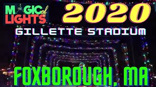 Magic of Lights Drive Through November 16, 2020 at Gillette Stadium, Foxborough, MA
