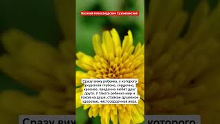 ...У такого ребенка мир и покой на душе, стойкое душевное здоровье, чистосердечная вера.