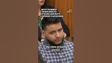 Watch the moment the man convicted of killing Laken Riley is sentenced to life in prison