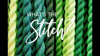 What's the Stitch: Diagonal Mosaic Stitch