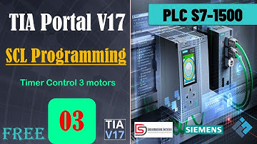 Lesson 3 SCL programing in TIA Portal using PLC S7-1500 | Timer | Siemens PLC | HMI