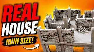 Watch me Build a real house in mini size just like a real one!