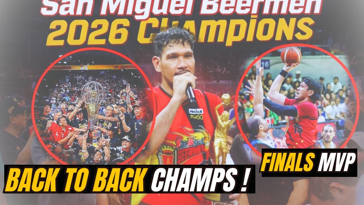 SAN MIGUEL BEERMEN 2026 PHIL CUP CHAMPIONS ! BACK TO BACK ! JMF FINALS MVP !
