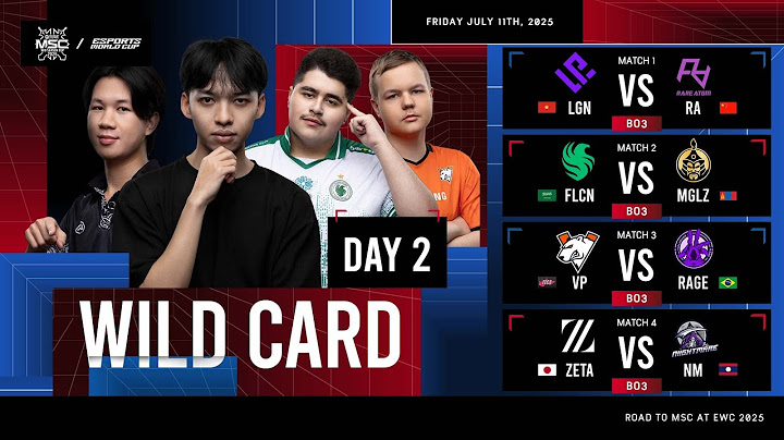 🔴 LIVE | HARI WILD CARD KE-2 | MLBB MSC di EWC 2025 | (ENG)
