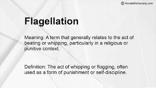Flagellation Meaning