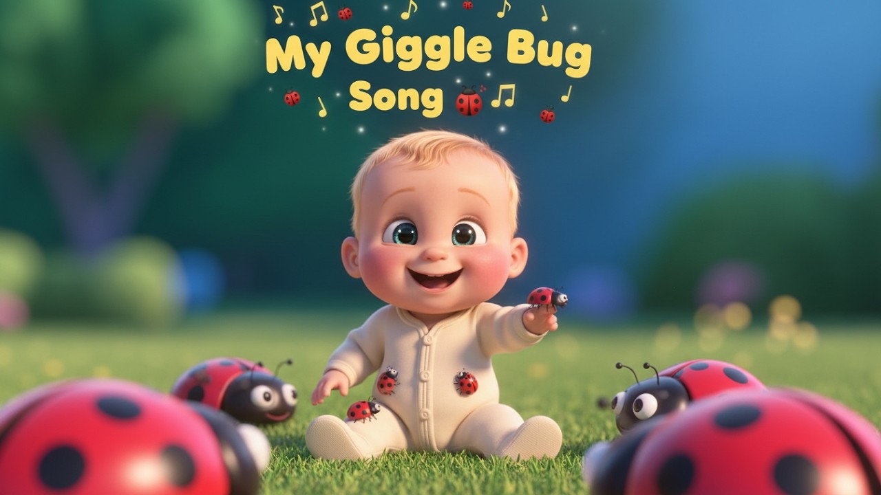 My Giggle Bug Song 🐞🎵 Fun Kids Music & Learning Video Preschool ...
