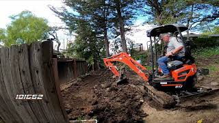 Trench Backfill with the U17 Kubota