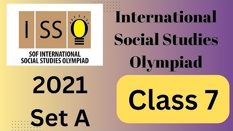 #FavFive | SOF International Social Studies Olympiad Class 7 2021 set A isso | #isso | #class7