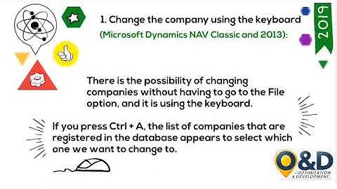 Tips for Microsoft Dynamics NAV:  1. Change the company using the keyboard