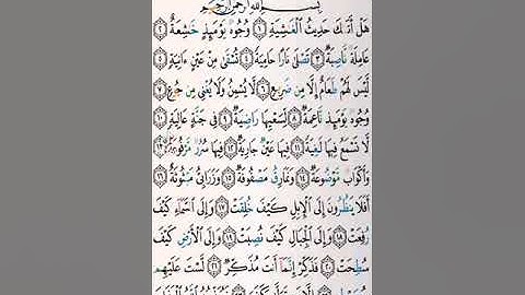 سورة الغاشية بصوت القارئ خالد عبدالكافي