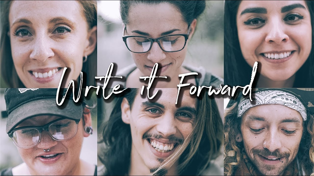 Write Forward Write It Forward... {Strangers Pass Along a Written Letter} - YouTube